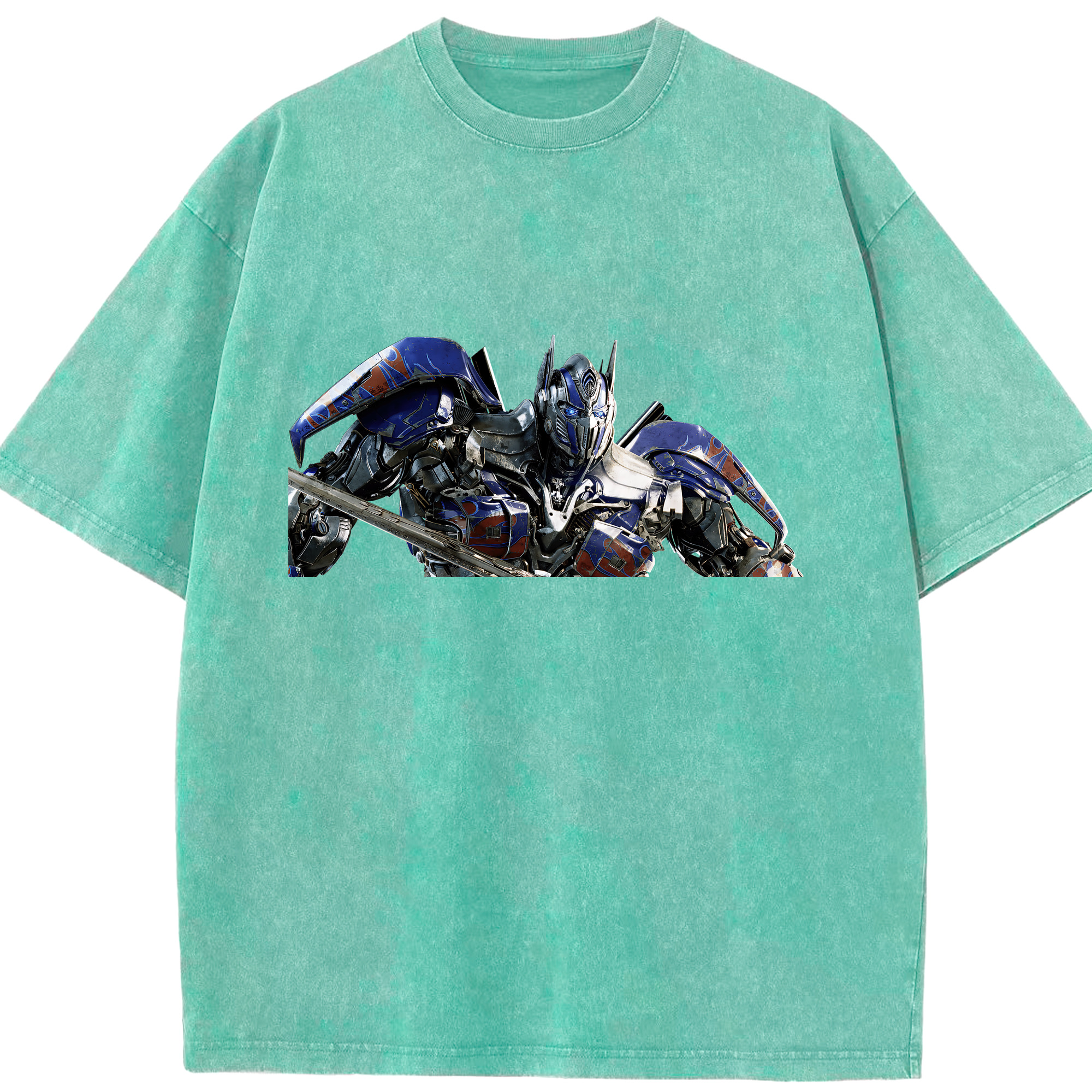 （画像用） Transformers トランスフォーマー 綿100% ヴィンテージ風 半袖Tシャツ（フロントプリント）